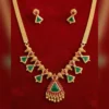 Antique Gold Layered Long Necklace Set