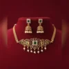 Classic Gold Tone Necklace Set with Matching Earrings
