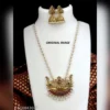 Delicate Gold Chain Necklace Set with Earrings - view 4