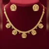 Elegant Coin Temple Inspired Imitation Necklace Set