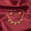 Elegant Coin Temple Inspired Imitation Necklace Set - view 3