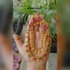Gold Plated Bridal Necklace Set with Jhumka Earrings - view 4