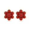 Gold Tone Jhumka Earrings with Pearl Drop - view 3