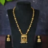 Lakshmi Temple Pendant Short Chain Set - view 4