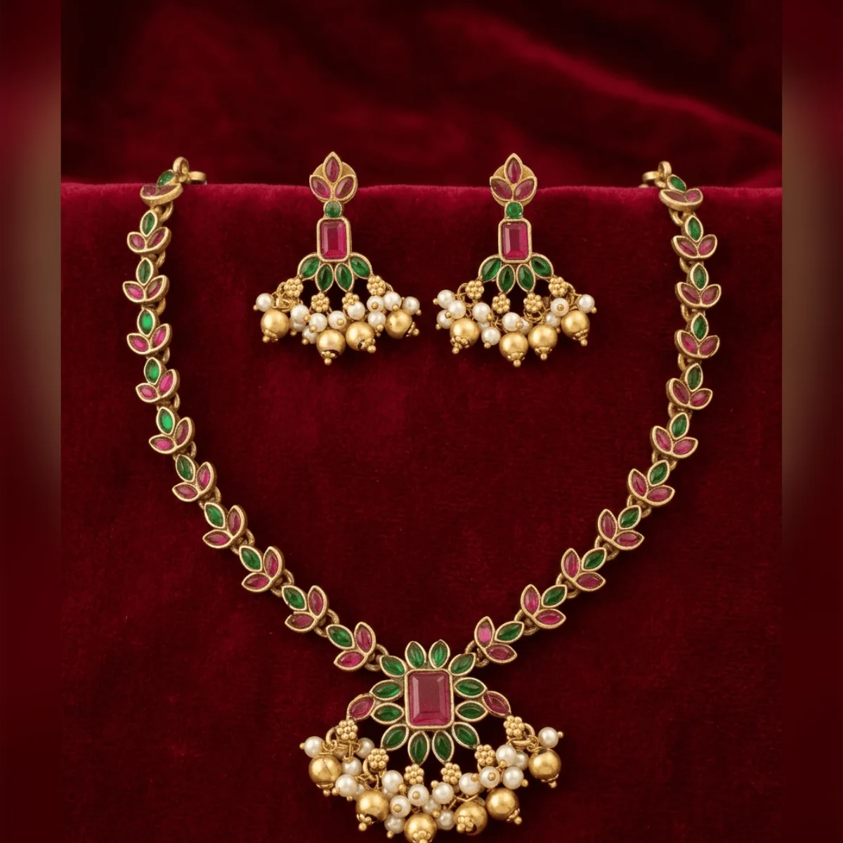 Multi Strand Long Gold Chain Necklace
