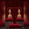 Multicolor Cz Jhumka Drop Earrings - view 2