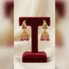 Multicolor Cz Jhumka Drop Earrings - view 4
