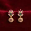 Multicolor Floral Drop Earrings