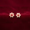 Small Gold Stud Jhumka Earrings for Daily Wear