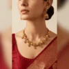 Temple Beaded Necklace Set with Earrings - view 3