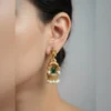 Traditional Temple Earring Design - view 3