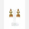 Traditional Temple Style Jhumka Earrings - view 2